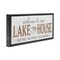 Stupell Industries Lake House Rustic Welcome Floating Frame, design by Seven Trees Design